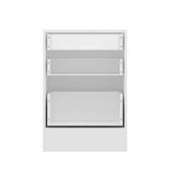 Alvinka Mutfak Modül Mbr_B Alt 3Ç1B2K 60Cm Dolap Beyaz Beyaz