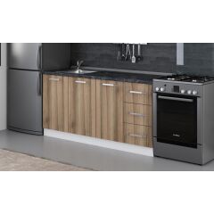 Minar 170 Cm Mutfak Dolabı Beyaz Dore 170-D1 -Alt Modül