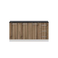 Minar 170 Cm Mutfak Dolabı Beyaz Dore 170-D1 -Alt Modül