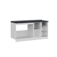 Minar 170 Cm Mutfak Dolabı Beyaz Dore 170-D1 -Alt Modül