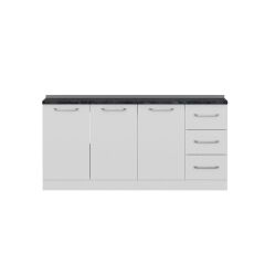 Minar 175 Cm Mutfak Dolabı Beyaz 175-B1 -Alt Modül