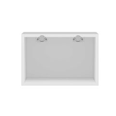 Alvinka Mutfak Modül Mbr_C Üst 1Yk 45-H30Cm Yuk Dolap Beyaz Beyaz Mdf