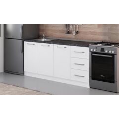 Minar 180 Cm Mutfak Dolabı Beyaz 180-B2-Alt Modül