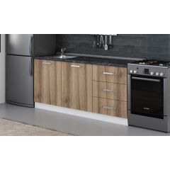 Minar 180 Cm Mutfak Dolabı Beyaz Dore 180-D1-Alt Modül