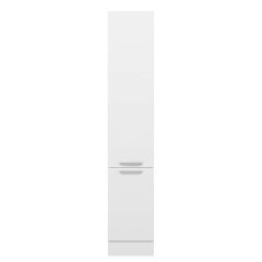 Alvinka Mutfak Modül Duz 45-H240Cm Boy Dolabı Beyaz Beyaz Mdf