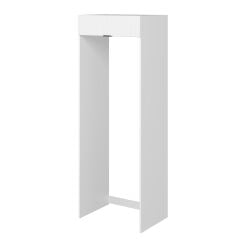 Alvinka Mutfak Modül Mbr_B 80-H222Cm Buzdolabı Beyaz Beyaz