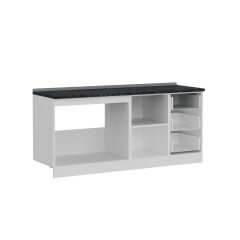 Minar 185 Cm Mutfak Dolabı Beyaz Dore 185-D1-Alt Modül