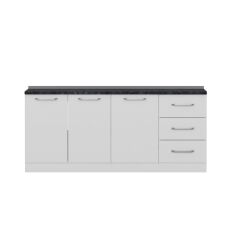 Minar 190 Cm Mutfak Dolabı Beyaz 190-B1-Alt Modül