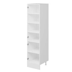 Alvinka Mutfak Modül Duz 50-H210Cm Boy Dolabı Beyaz Beyaz Mdf