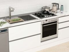 Alvinka 380X240 Cm High Gloss Mutfak Dolabı Mbb-E90B40S50-3 High Gloss | Beyaz - Mdf