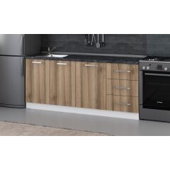 Minar 190 Cm Mutfak Dolabı Beyaz Dore 190-D1-Alt Modül