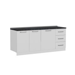 Minar 195 Cm Mutfak Dolabı Beyaz 195-B1 -Alt Modül