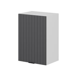 Alvinka Mutfak Modül Mbr_B Üst 1Dk2R 50-H72Cm Dolap Beyaz Antrasit Mdf