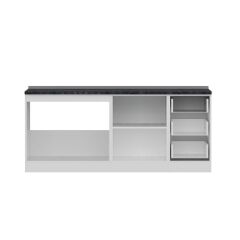 Minar 195 Cm Mutfak Dolabı Beyaz Dore 195-D1-Alt Modül