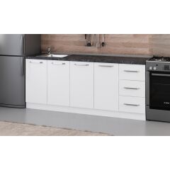 Minar 200 Cm Mutfak Dolabı Beyaz 200-B1 -Alt Modül