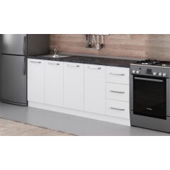 Minar 200 Cm Mutfak Dolabı Beyaz 200-B1 -Alt Modül