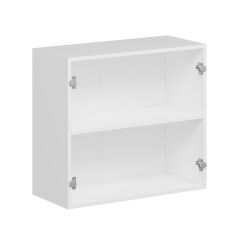 Alvinka Mutfak Modül Mbr_B Üst 2Dk1R 80-H72Cm Dolap Beyaz Beyaz