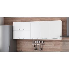 Minar 200 Cm Mutfak Dolabı Beyaz 200-B1-Üst Modül