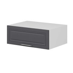 Alvinka Mutfak Modül Mbr_C Üst 1Yk 80-H30Cm Yuk Dolap Beyaz Antrasit Mdf