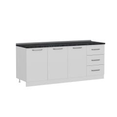 Minar 200 Cm Mutfak Dolabı Beyaz 200-B2-Alt Modül