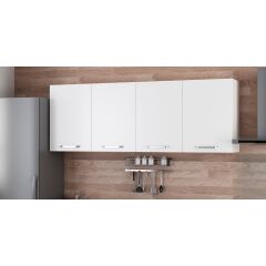 Minar 200 Cm Mutfak Dolabı Beyaz 200-B2-Üst Modül