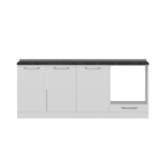 Minar 200 Cm Mutfak Dolabı Beyaz 200-B6-Alt Modül