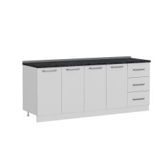 Minar 205 Cm Mutfak Dolabı Beyaz 205-B1-Alt Modül