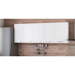 Minar 205 Cm Mutfak Dolabı Beyaz 205-B1-Üst Modül