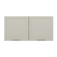 Alvinka Mutfak Modül Mbr_C Üst 2Dk1R 120-H60Cm Dolap Beyaz Kumtaşı Mdf