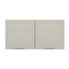 Alvinka Mutfak Modül Mbr_C Üst 2Dk1R 120-H60Cm Dolap Beyaz Kumtaşı Mdf