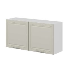 Alvinka Mutfak Modül Mbr_C Üst 2Dk1R 120-H60Cm Dolap Beyaz Kumtaşı Mdf