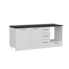 Minar 205 Cm Mutfak Dolabı Beyaz 205-B3-Alt Modül