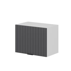 Alvinka Mutfak Modül Mbr_B Üst 1Dk 60-45-H60Cm Asp Dolap Beyaz Antrasit Mdf