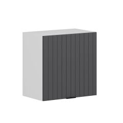 Alvinka Mutfak Modül Mbr_B Üst 1Dk 60-60-H72Cm Asp Dolap Beyaz Antrasit Mdf