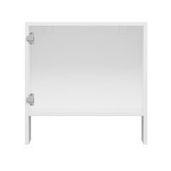 Alvinka Mutfak Modül Mbr_B Üst 1Dk 60-60-H72Cm Asp Dolap Beyaz Antrasit Mdf