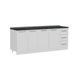 Minar 210 Cm Mutfak Dolabı Beyaz 210-B2-Alt Modül