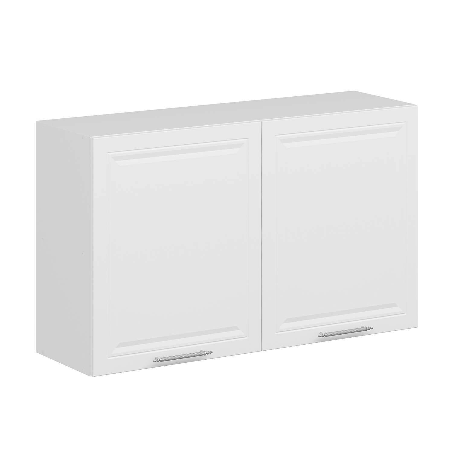 Alvinka Mutfak Modül Mbr_C Üst 2Dk1R 120-H72Cm Dolap Beyaz Beyaz Mdf