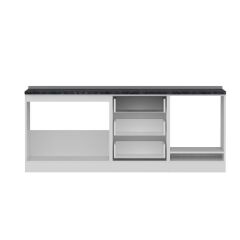 Minar 210 Cm Mutfak Dolabı Beyaz 210-B3-Alt Modül