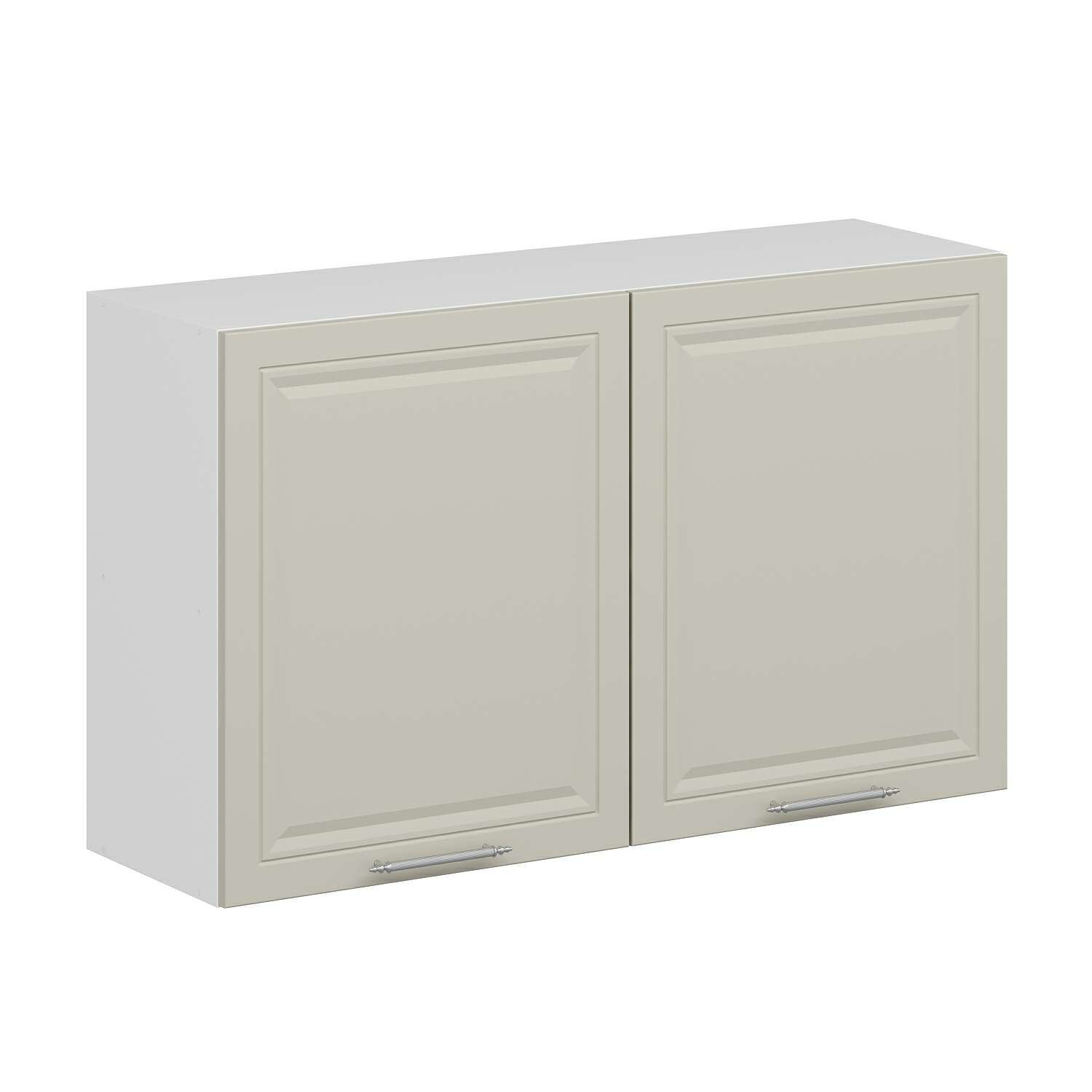 Alvinka Mutfak Modül Mbr_C Üst 2Dk1R 120-H72Cm Dolap Beyaz Kumtaşı Mdf