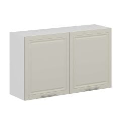 Alvinka Mutfak Modül Mbr_C Üst 2Dk1R 120-H72Cm Dolap Beyaz Kumtaşı Mdf