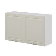 Alvinka Mutfak Modül Mbr_C Üst 2Dk1R 120-H72Cm Dolap Beyaz Kumtaşı Mdf