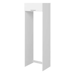 Alvinka Mutfak Modül Duz 80-H240Cm Buz Dolabı Beyaz Beyaz Mdf