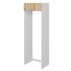 Alvinka Mutfak Modül Duz 80-H240Cm Buz Dolabı Beyaz Dore Suntalam