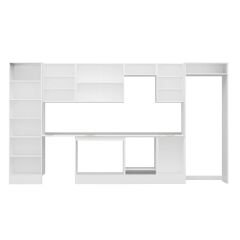 Alvinka 400X222 Cm Klasik Mebran Mutfak Dolabı Mbb-E90B60S50-3 Mebran | Kumtaşı - Mdf