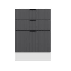 Alvinka Mutfak Modül Mbr_B Alt 3Ç1B2K Nray 60Cm Dolap Beyaz Antrasit