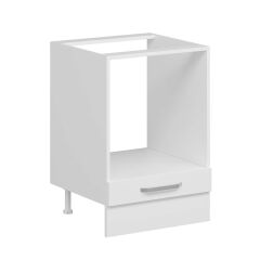 Alvinka Mutfak Modül Duz Alt 1K 60Cm Ank Dolap Beyaz Beyaz Suntalam