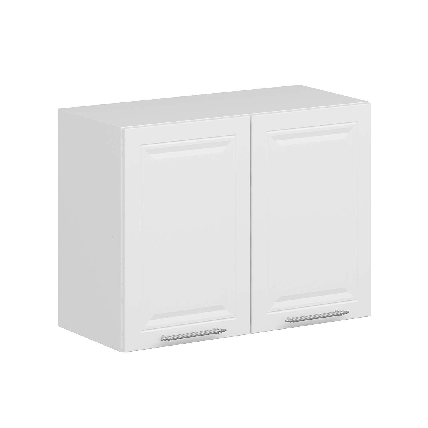 Alvinka Mutfak Modül Mbr_C Üst 2Dk1R 80-H60Cm Dolap Beyaz Beyaz Mdf