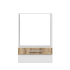 Alvinka Mutfak Modül Duz Alt 1K 60Cm Ank Dolap Beyaz Dore Suntalam