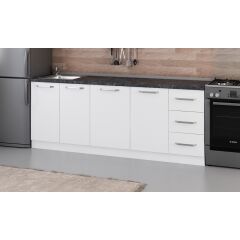 Minar 215 Cm Mutfak Dolabı Beyaz 215-B1-Alt Modül