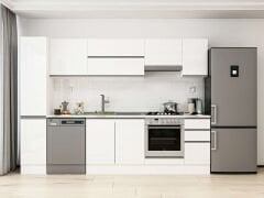 Alvinka 280X210 Cm High Gloss Mutfak Dolabı Mb-E80B40S40-1 High Gloss | Beyaz - Mdf